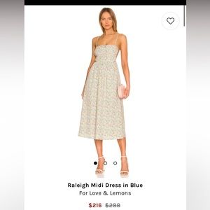 NWT FL&L Raleigh Midi Dress